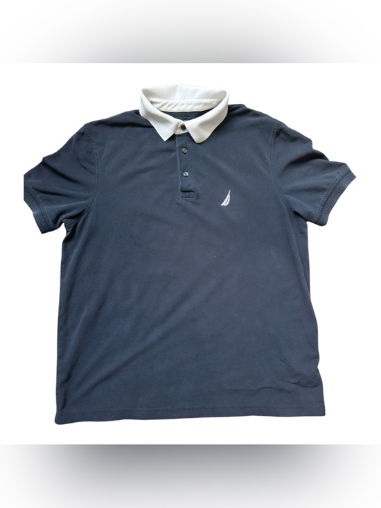 Other - Nautica Men’s Navy Blue Collared Shirt Size XL